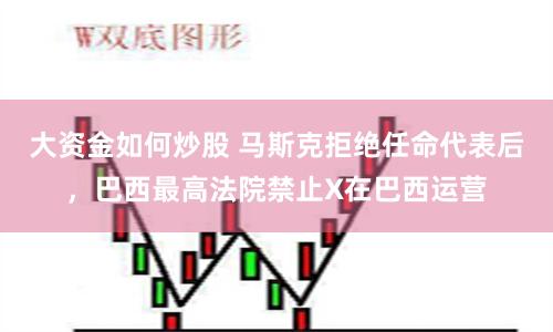 大资金如何炒股 马斯克拒绝任命代表后，巴西最高法院禁止X在巴西运营